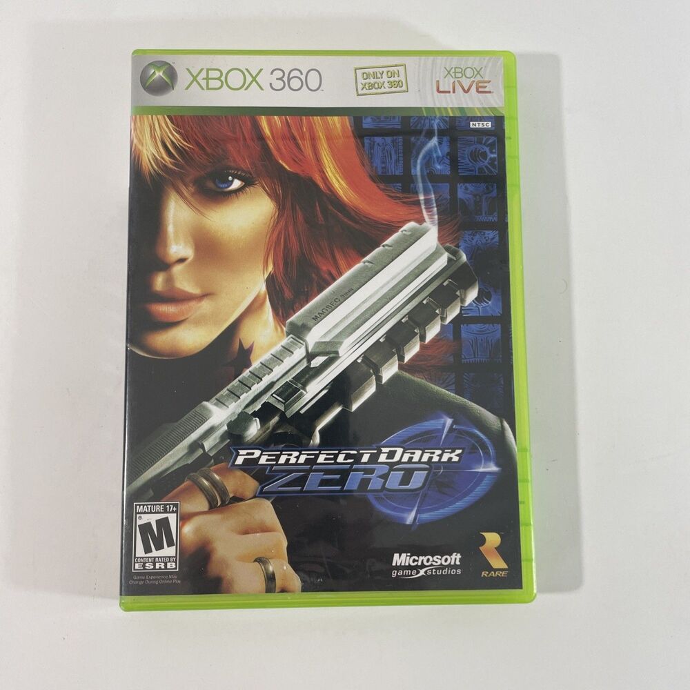Perfect Dark Zero (Microsoft Xbox 360, 2010 CIB Complete